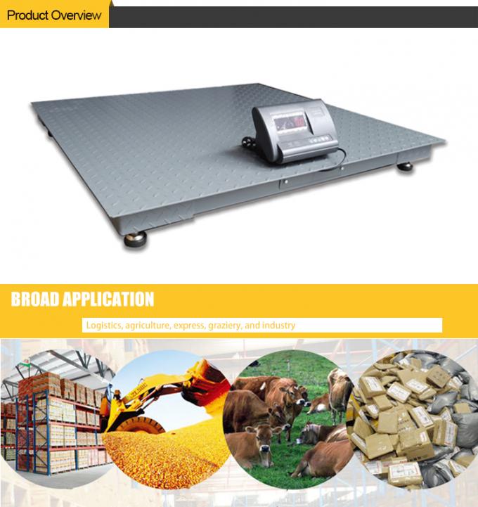 Electronic Floor Weighing Scales LED Display 3000kg Platform With RS232