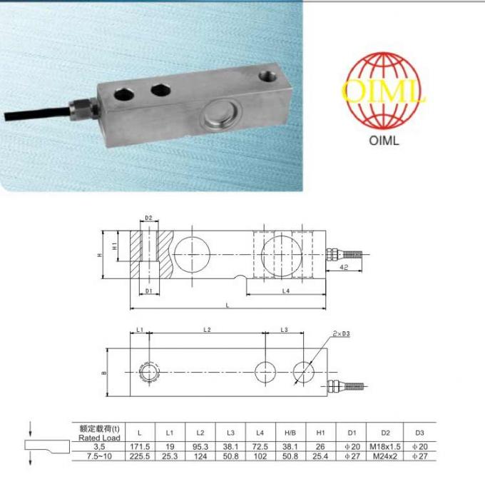 Keli Digital Weighing Scale Load Cell Shear Beam 2 Ton Load Cell For ...