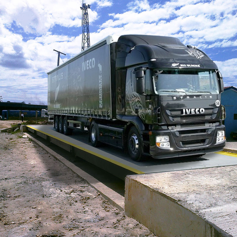 100 Ton Rated Load Weighbridge Truck Scale 60ft With Printer Modular Construction